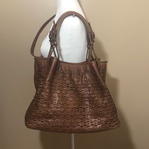 NWOT Platania Big Brown Purse